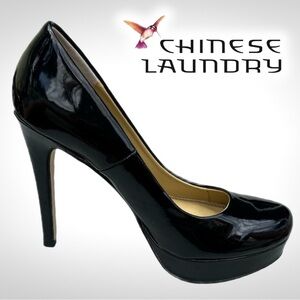 Chinese Laundry Black Patent Stilettos